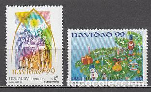 Francobolli: Uruguay - Correo 1999 Yvert 1864/5 ** Mnh Navidad