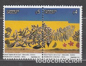 Francobolli: Uruguay - Correo 2000 Yvert 1895/6 ** Mnh Pintura