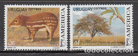 Sellos: Uruguay - Correo 2003 Yvert 2124/5 ** Mnh Upaep
