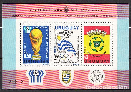 Selos: Uruguay - Hojas Michel 44 ** Mnh Deportes. F&uacute;tbol