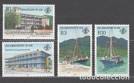 Selos: Seychelles - Correo Yvert 701/4 ** Mnh Barcos