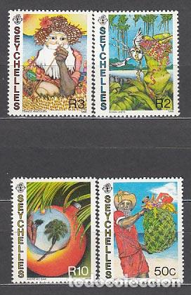 Selos: Seychelles - Correo Yvert 669/72 ** Mnh Navidad