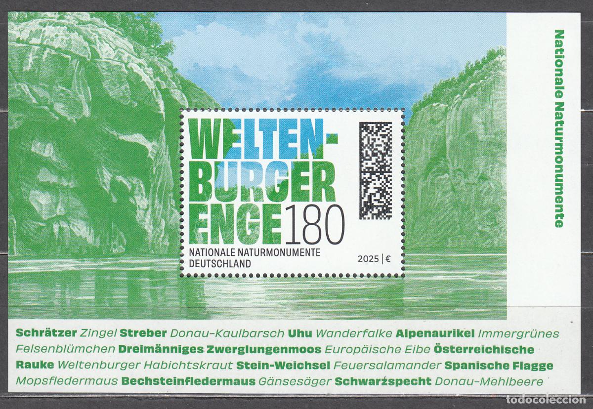 Selos: Alemania Federal Correo 2025 ** Mnh Hojita