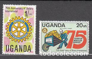 Selos: Uganda - Correo Yvert 244/5 ** Mnh Club Rotary
