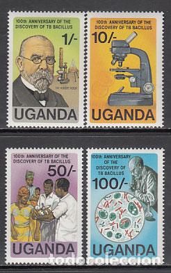 Selos: Uganda - Correo Yvert 279/82 ** Mnh Mediina