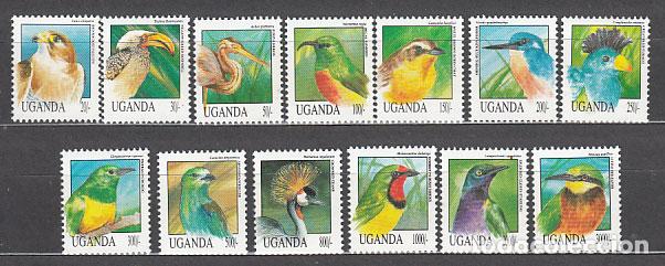 Selos: Uganda - Correo Yvert 908/20 ** Mnh Fauna aves