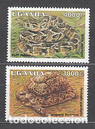 Selos: Uganda - Correo Yvert 1271/2 ** Mnh Fauna