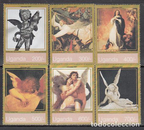 Selos: Uganda - Correo Yvert 1595/600 ** Mnh Navidad