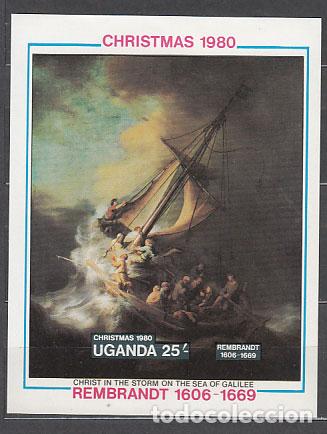 Selos: Uganda - Hojas Yvert 24 ** Mnh Navidad. Pintura
