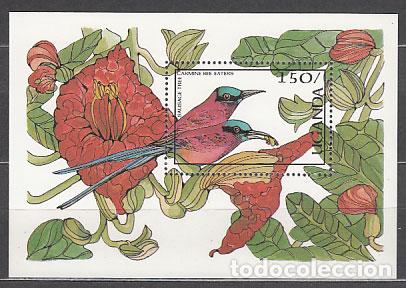 Selos: Uganda - Hojas Yvert 67 ** Mnh Fauna aves