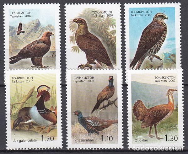 Briefmarken: Tadjikistan - Correo Yvert 363/68 ** Mnh Fauna - Aves de Asia