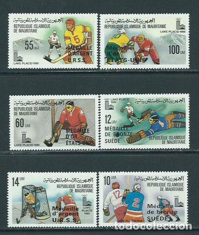 Briefmarken: Mauritania - Correo Yvert 439/44 ** Mnh Deportes