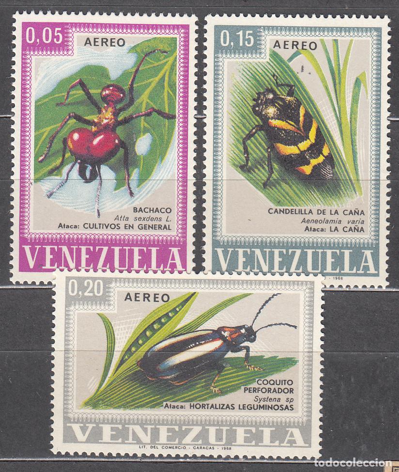 Briefmarken: Venezuela - Aereo Yvert 947/49 ** Mnh Fauna - Insectos