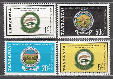 Briefmarken: Tanzania - Correo Yvert 177/80 ** Mnh