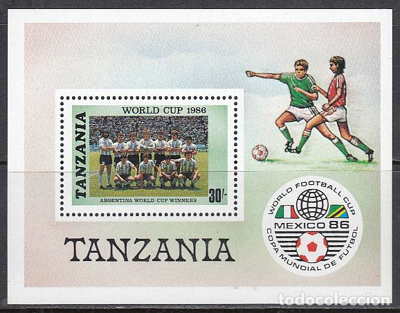 Selos: Tanzania - Hojas Yvert 50 ** Mnh Deportes f&uacute;tbol
