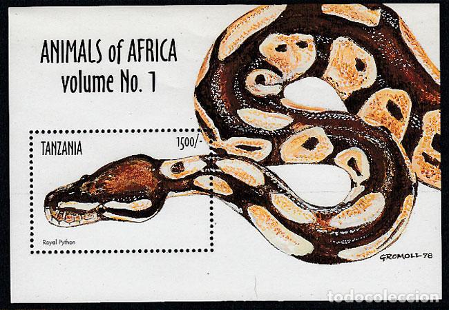 Selos: Tanzania - Hojas Yvert 405 ** Mnh Fauna Serpiente