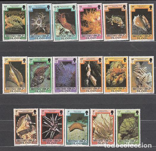 Selos: Virgenes - Correo Yvert 371/87 ** Mnh Fauna marina