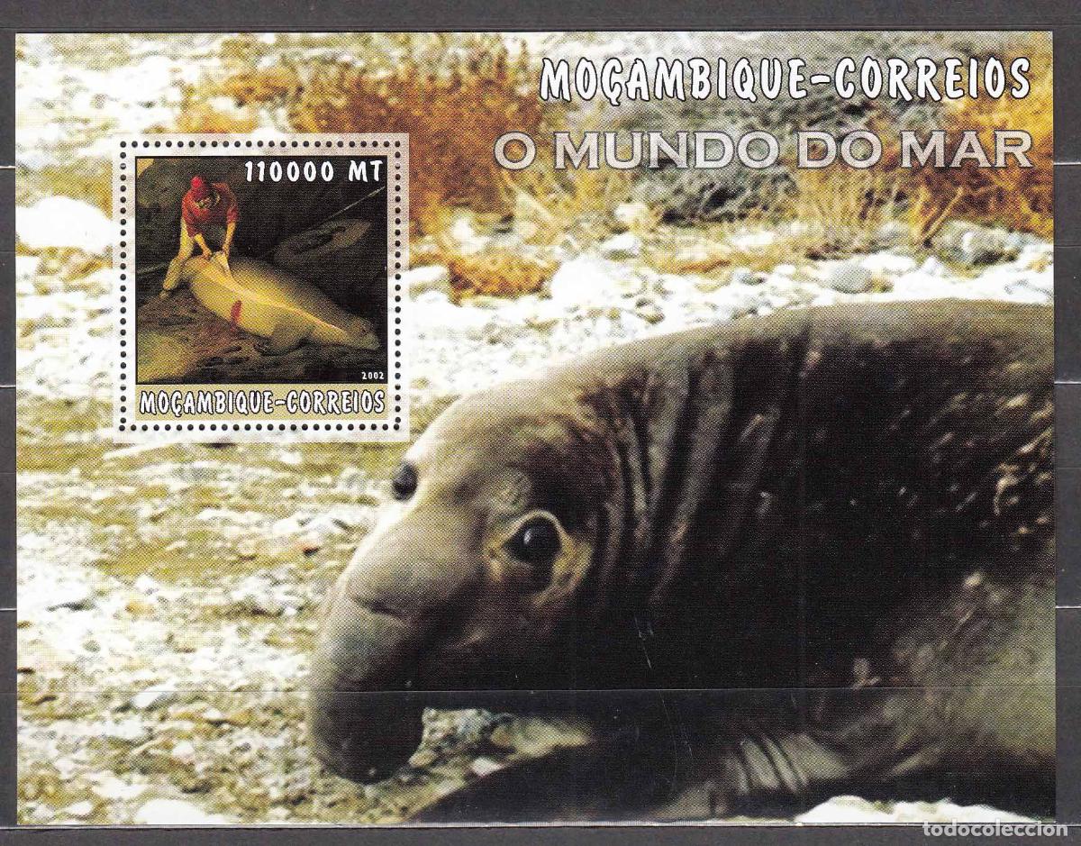 Selos: Mozambique - Hojas Yvert 131 ** Mnh Fauna Marina - Focas