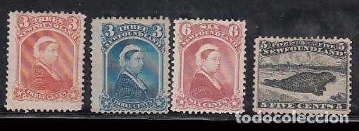 Selos: Terranova - Correo Yvert 27/30 * Mh Personajes