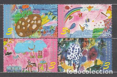 Briefmarken: Tailandia - Correo Yvert 2347/50 ** Mnh D&iacute;a del ni&ntilde;o