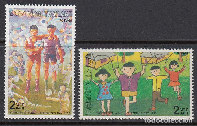 Stamps: Tailandia - Correo Yvert 1333/4 ** Mnh Deportes