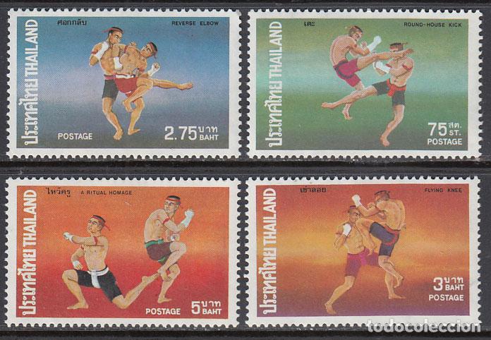 Stamps: Tailandia - Correo Yvert 727/30 ** Mnh Deportes