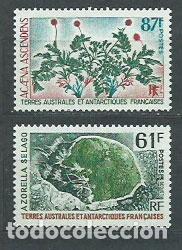 Selos: Tierras Australes - Correo Yvert 52/3 ** Mnh Flores