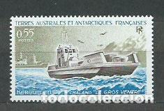 Selos: Tierras Australes - Correo Yvert 95 ** Mnh Barco