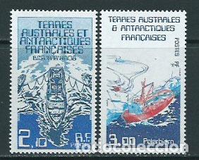 Selos: Tierras Australes - Correo Yvert 120/1 ** Mnh Barcos