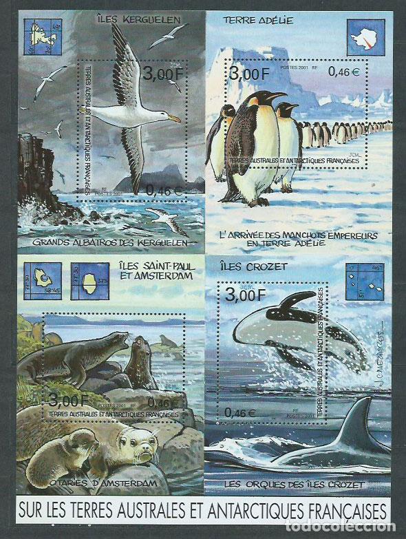 Briefmarken: Tierras Australes - Correo Yvert 298/301 ** Mnh Fauna
