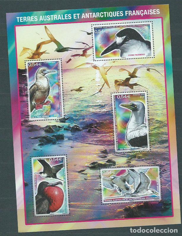 Briefmarken: Tierras Australes - Hojas Yvert 21 ** Mnh Fauna. Aves