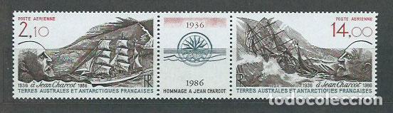 Briefmarken: Tierras Australes - Aereo Yvert 93/4A ** Mnh Barcos