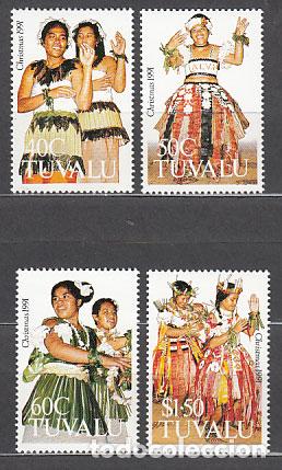 Briefmarken: Tuvalu - Correo Yvert 575/8 ** Mnh Navidad