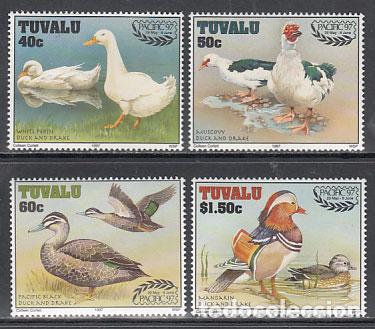 Briefmarken: Tuvalu - Correo Yvert 722/5 ** Mnh Fauna. Aves