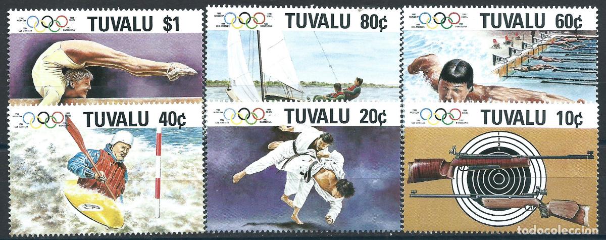 Briefmarken: Tuvalu Correo Yvert 494/99 ** Mnh Deportes