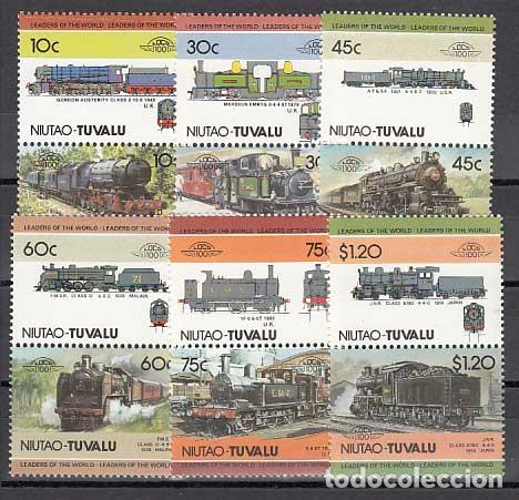 Selos: Tuvalu - Niutao Correo Michel 45/56 ** Mnh Trenes