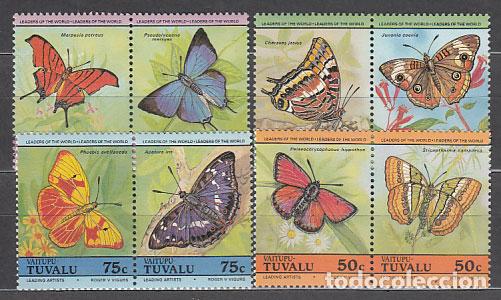 Selos: Tuvalu - Vaitupu Correo Yvert 12 ** Mnh Fauna. Mariposas