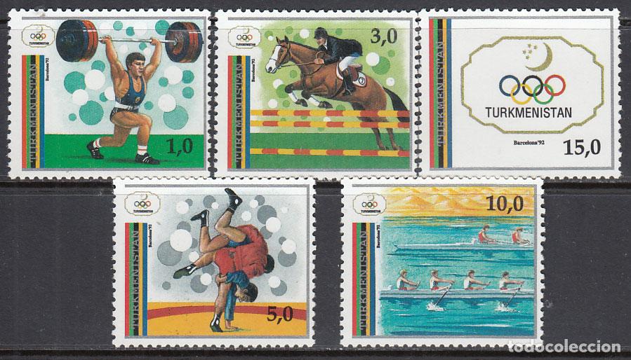 Selos: Turkmenistan - Correo Yvert 25/9 ** Mnh Deportes