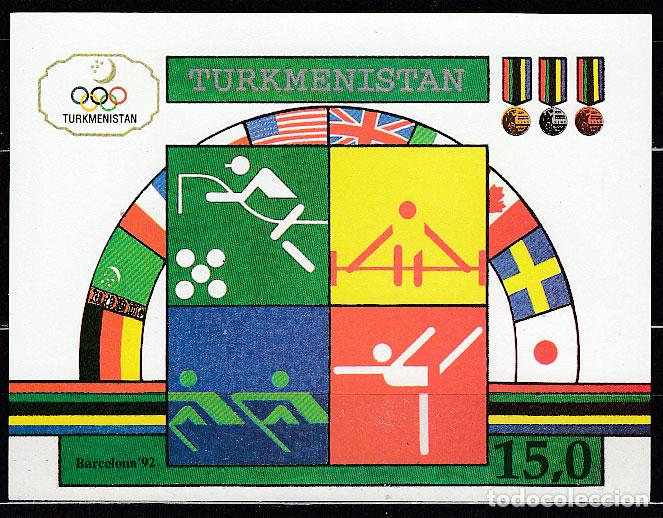 Selos: Turkmenistan - Hojas Yvert 2 ** Mnh Deportes