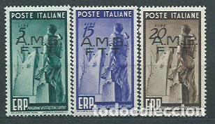 Selos: Trieste Zona A - Correo Yvert 39/41 ** Mnh