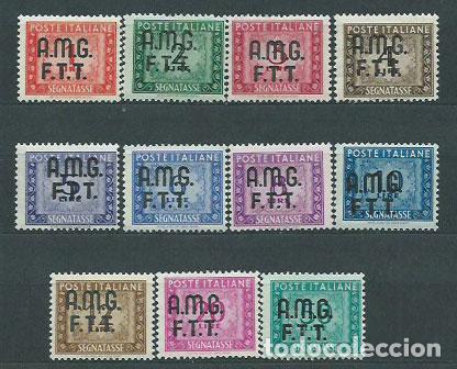 Sellos: Trieste Zona A - Tasa Yvert 5/15 * Mh