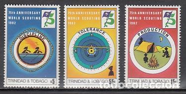 Sellos: Trinidad y Tobago - Correo Yvert 452/4 ** Mnh Scoutismo