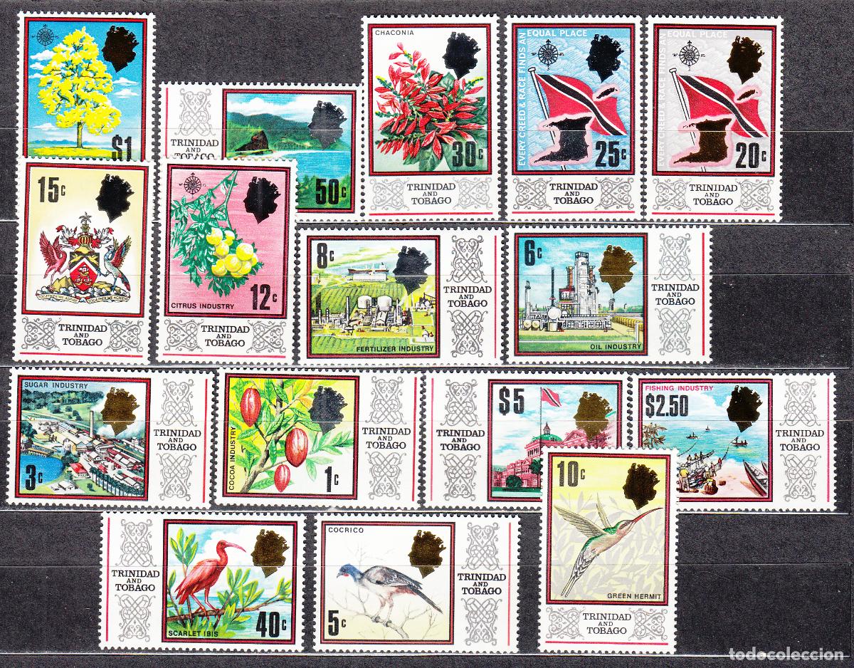 Stamps: Trinidad y Tobago Correo Yvert 231/246 ** Mnh Fauna - Flora