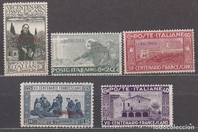 Stamps: Tripolitania Correo Yvert 26/30 * Mh