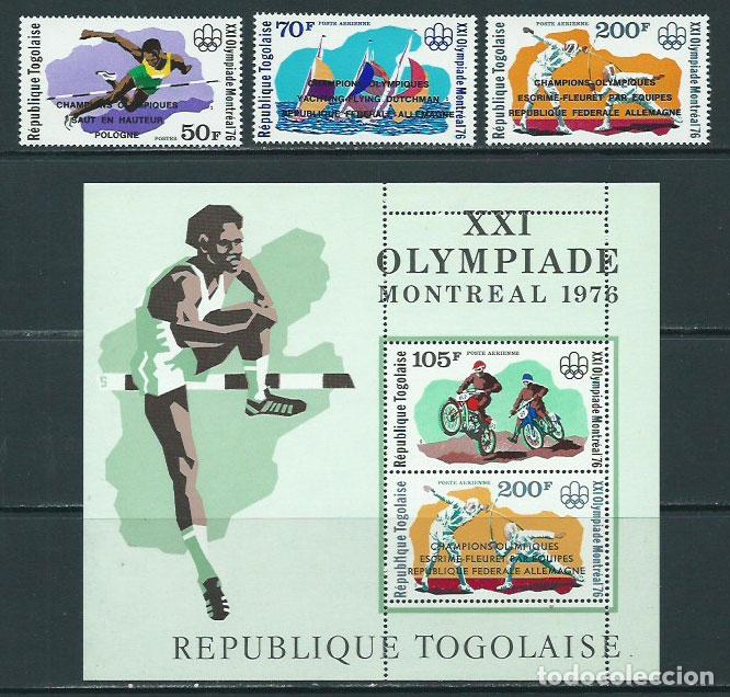 Sellos: Togo - Correo Yvert 884+A 300/1+H 99 ** Mnh Deportes
