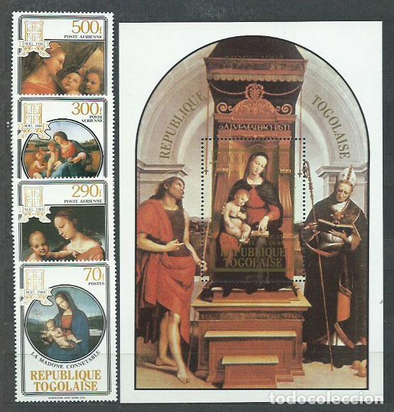 Selos: Togo - Correo Yvert 1150+A 512/4+H 218 ** Mnh Navidad