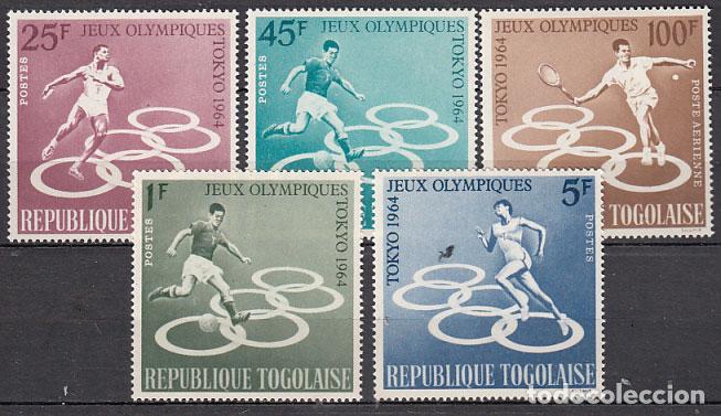 Selos: Togo - Correo Yvert 425/8+A 45 ** Mnh Olimpiadas de Toquio