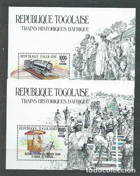 Selos: Togo - Hojas Yvert 231/2 ** Mnh Trenes