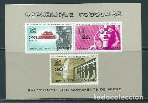 Briefmarken: Togo - Hojas Yvert 11 ** Mnh Monumentos de Nubia