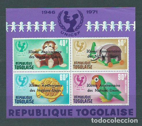 Sellos: Togo - Hojas Yvert 90 ** Mnh ONU